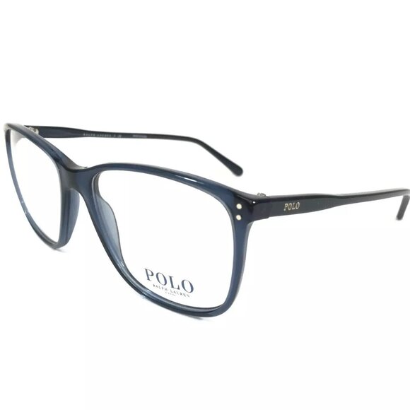 NEW RALPH LAUREN PH2138 Eyeglasses – Blue (5276) Square Full-Rim, 53mm - Picture 1 of 4